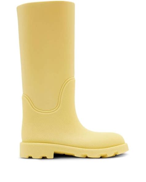 Burberry Marsh Rain High Boots Yellow (Women's) 